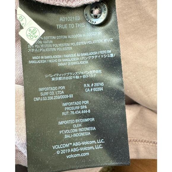 NWT - VOLCOM pull over polo shirt, size XXLarge, Purple/Gray color - Picture 9 of 9